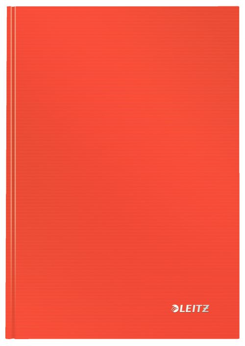 Leitz Solid Notebooks A5 Ruled Light Red Cover 46670020 Pack 6 Fusion Office