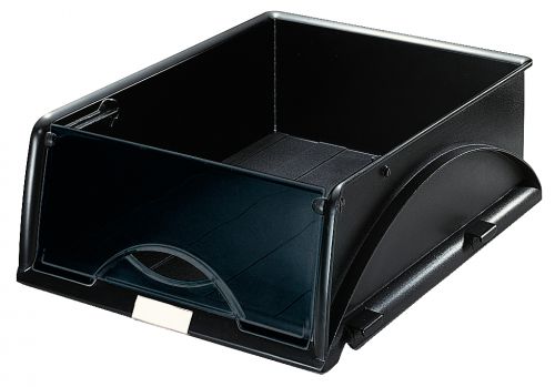 Leitz Sorty Letter Trays A4 Black 52310095 Pack 4 Fusion Office