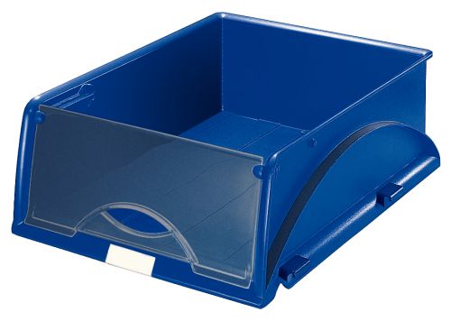 Leitz Sorty Letter Trays A4 Blue 52310035 Pack 4 Fusion Office