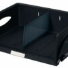 Leitz Sorty Trays Landscape A4 Maxi Black 52300095 Pack 4 Fusion Office