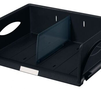 Leitz Sorty Trays Landscape A4 Maxi Black 52300095 Pack 4 Fusion Office