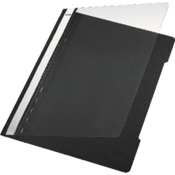 Leitz Standard Plastic Files A4 Black 41910095 Pack 25 Fusion Office