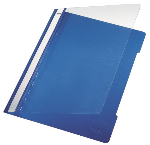 Leitz Standard Plastic Files A4 Blue 41910035 Pack 25 Fusion Office