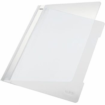 Leitz Standard Plastic Files A4 Clear 41910001 Pack 25 Fusion Office