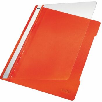 Leitz Standard Plastic Files A4 Orange 41910045 Pack 25 Fusion Office
