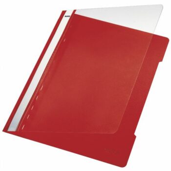 Leitz Standard Plastic Files A4 Red 41910025 Pack 25 Fusion Office