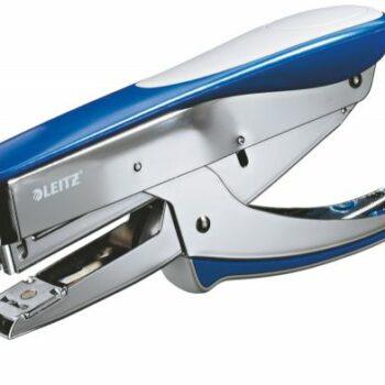 Leitz Stapling Pliers Top Loader Silver Blue 30 Sheets 55480033 Fusion Office