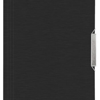 Leitz Style 3 Flap Polypropylene Folders Satin Black 39770094 Pack 10 Fusion Office