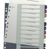 Leitz Style A4 Index Extra Wide 1 12 Printable 12380000 Pack 10 Fusion Office