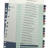 Leitz Style A4 Index Extra Wide 1 20 Printable 12390000 Pack 6 Fusion Office