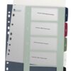 Leitz Style A4 Index Extra Wide 1 5 Printable 12350000 Pack 20 Fusion Office