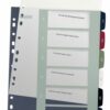 Leitz Style A4 Index Extra Wide 1 6 Printable 12360000 Pack 20 Fusion Office