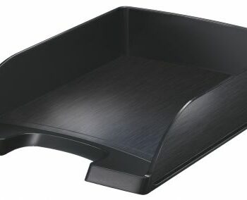 Leitz Style Letter Trays Satin Black 52540094 Pack 5 Fusion Office