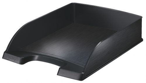 Leitz Style Letter Trays Satin Black 52540094 Pack 5 Fusion Office