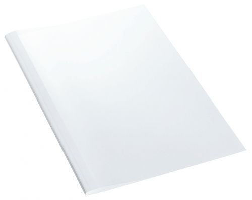Leitz Thermal Binding Cover A4 6mm White Pack Of 100 177161 Fusion Office