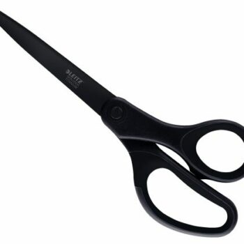 Leitz Titanium Non Stick Scissors 205mm Black 54206095 Fusion Office
