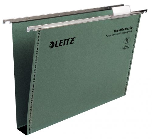 Leitz Ultimate 30mm Suspension Files Green Foolscap 17450055 Pack 50 Fusion Office