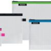 Leitz Water Resistant Travel Pouches Assorted Sizes 40160099 Pack 4 Fusion Office