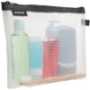 Leitz Water Resistant Travel Pouches Cosmetic Black 40140095 Pack 10 Fusion Office