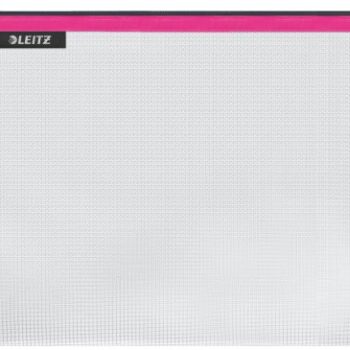 Leitz Water Resistant Travel Pouches Large Pink 40260023 Pack 10 Fusion Office