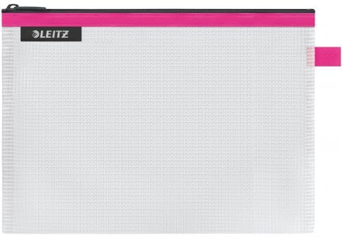Leitz Water Resistant Travel Pouches Medium Pink 40250023 Pack 10 Fusion Office