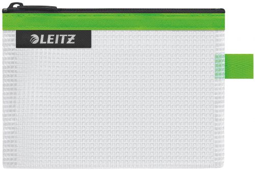 Leitz Water Resistant Travel Pouches Small Green 40240054 Pack 10 Fusion Office