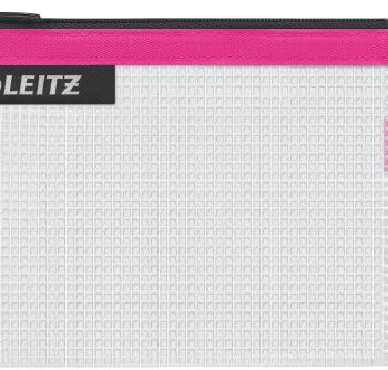 Leitz Water Resistant Travel Pouches Small Pink 40240023 Pack 10 Fusion Office
