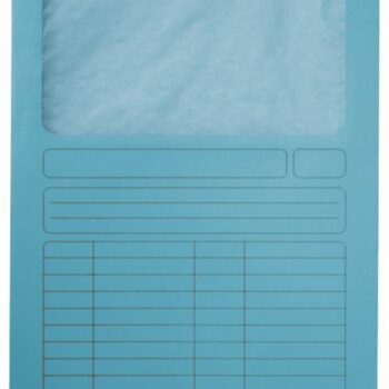 Leitz Window Folders A4 Light Blue 39500030 Pack 100 Fusion Office