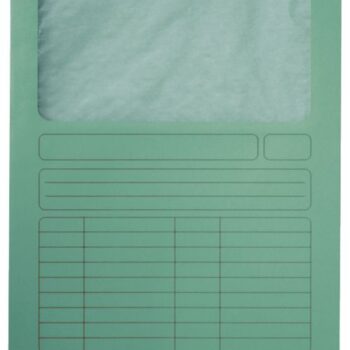 Leitz Window Folders A4 Light Green 39500050 Pack 100 Fusion Office