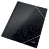 Leitz Wow 3 Flap Card Folders Black 39820095 Pack 10 Fusion Office