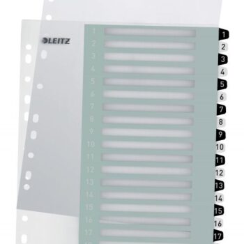 Leitz Wow A4 Index Extra Wide 1 20 Printable 12170000 Pack 6 Fusion Office