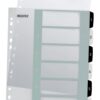 Leitz Wow A4 Index Extra Wide 1 6 Printable 12140000 Pack 20 Fusion Office