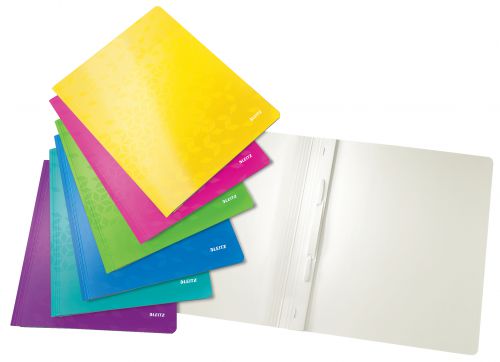 Leitz Wow Card Flat Files Assorted 30011099 Pack 6 Fusion Office