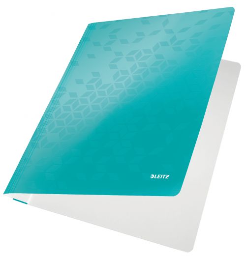 Leitz Wow Card Flat Files Ice Blue 30010051 Pack 10 Fusion Office