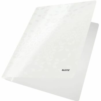 Leitz Wow Card Flat Files Pearl White 30010001 Pack 10 Fusion Office