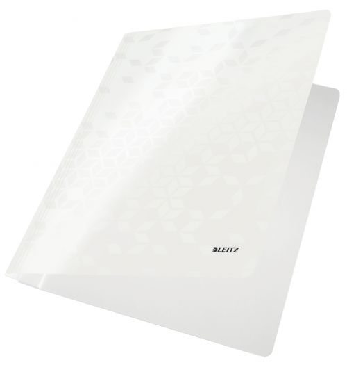 Leitz Wow Card Flat Files Pearl White 30010001 Pack 10 Fusion Office