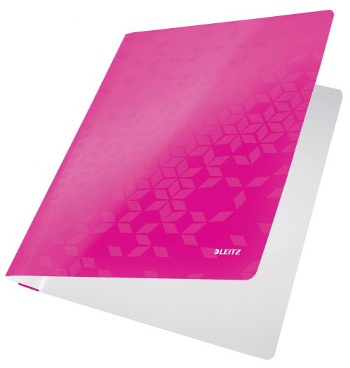 Leitz Wow Card Flat Files Pink 30010023 Pack 10 Fusion Office