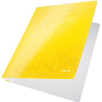 Leitz Wow Card Flat Files Yellow 30010016 Pack 10 Fusion Office