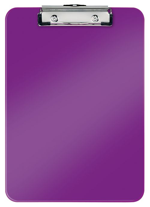 Leitz Wow Clipboard A4 Purple 39710062 Pack 10 Fusion Office