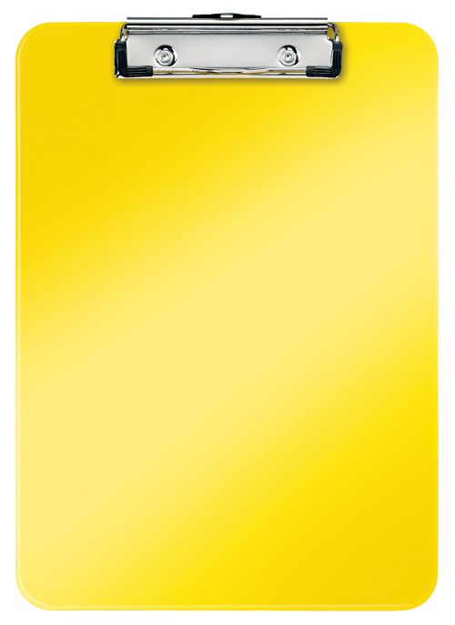 Leitz Wow Clipboard A4 Yellow 39710016 Fusion Office