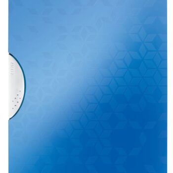 Leitz Wow Colorclip Files A4 Blue Metallic 41850036 Pack 10 Fusion Office