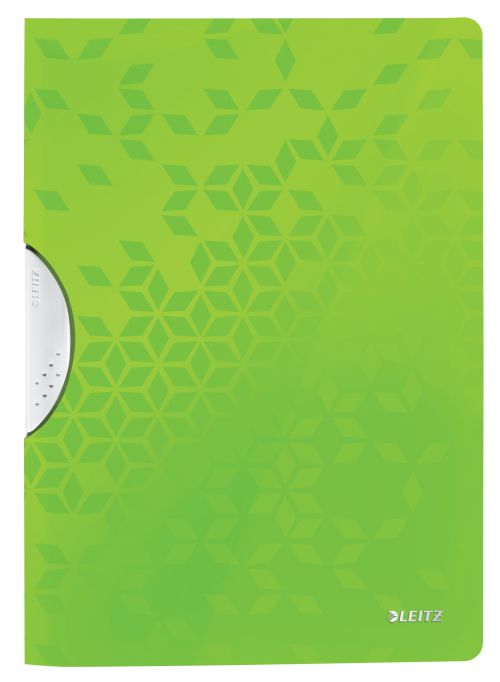 Leitz Wow Colorclip Files A4 Green 41850054 Pack 10 Fusion Office