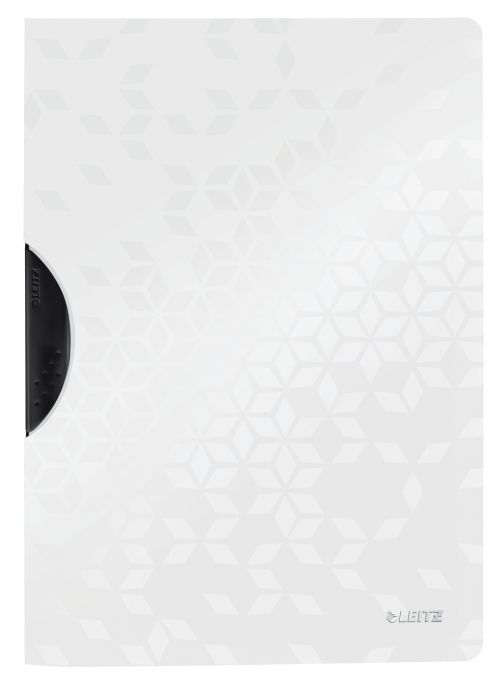 Leitz Wow Colorclip Files A4 White 41850001 Pack 10 Fusion Office