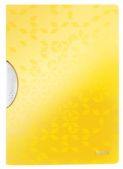 Leitz Wow Colorclip Files A4 Yellow 41850016 Pack 10 Fusion Office