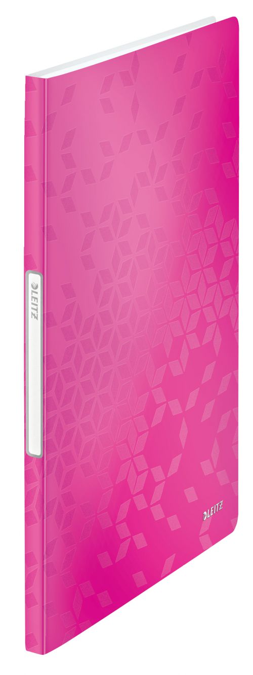 Leitz Wow Display Book 20pockets Pink 46310023 Pack 10 Fusion Office
