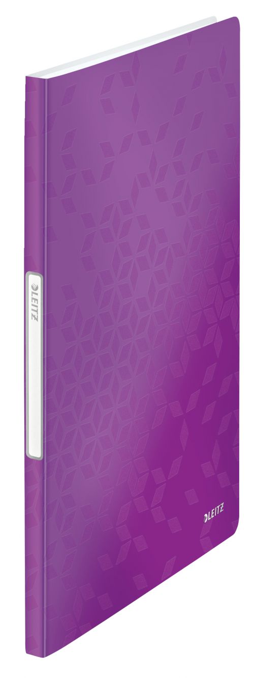Leitz Wow Display Book 20pockets Purple 46310062 Pack 10 Fusion Office