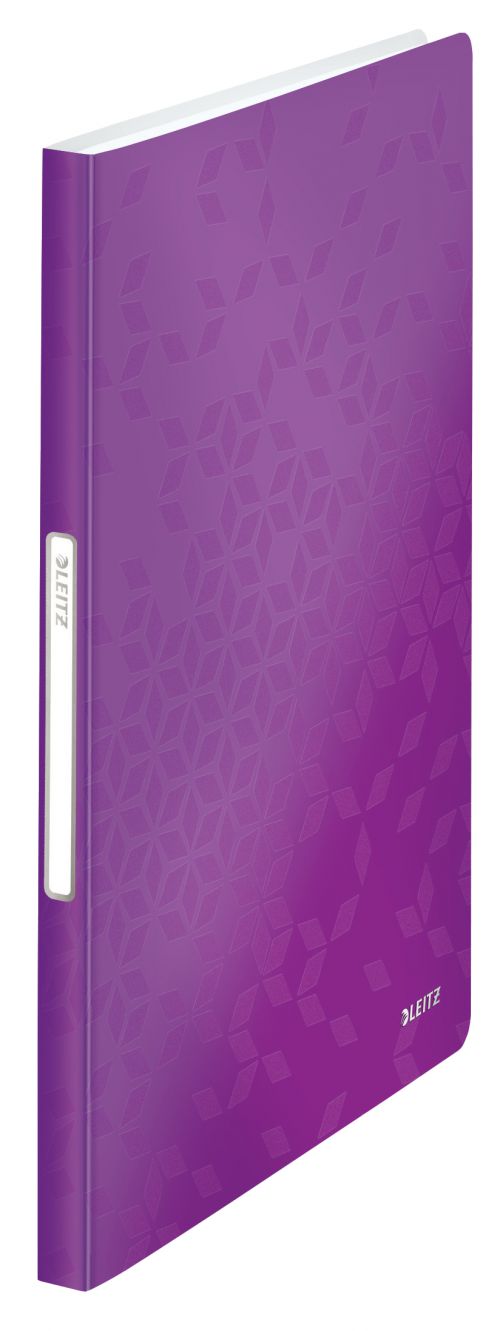 Leitz Wow Display Book 40pockets Purple 46320062 Pack 10 Fusion Office
