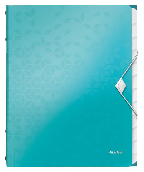 Leitz Wow Divider Book 12tab Ice Blue 46340051 Fusion Office