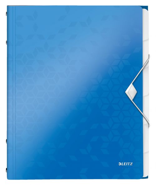 Leitz Wow Divider Book 6tab Blue Metallic 46330036 Fusion Office
