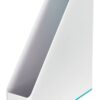 Leitz Wow Dual Colour Magazine File White Ice Blue 53621051 Fusion Office